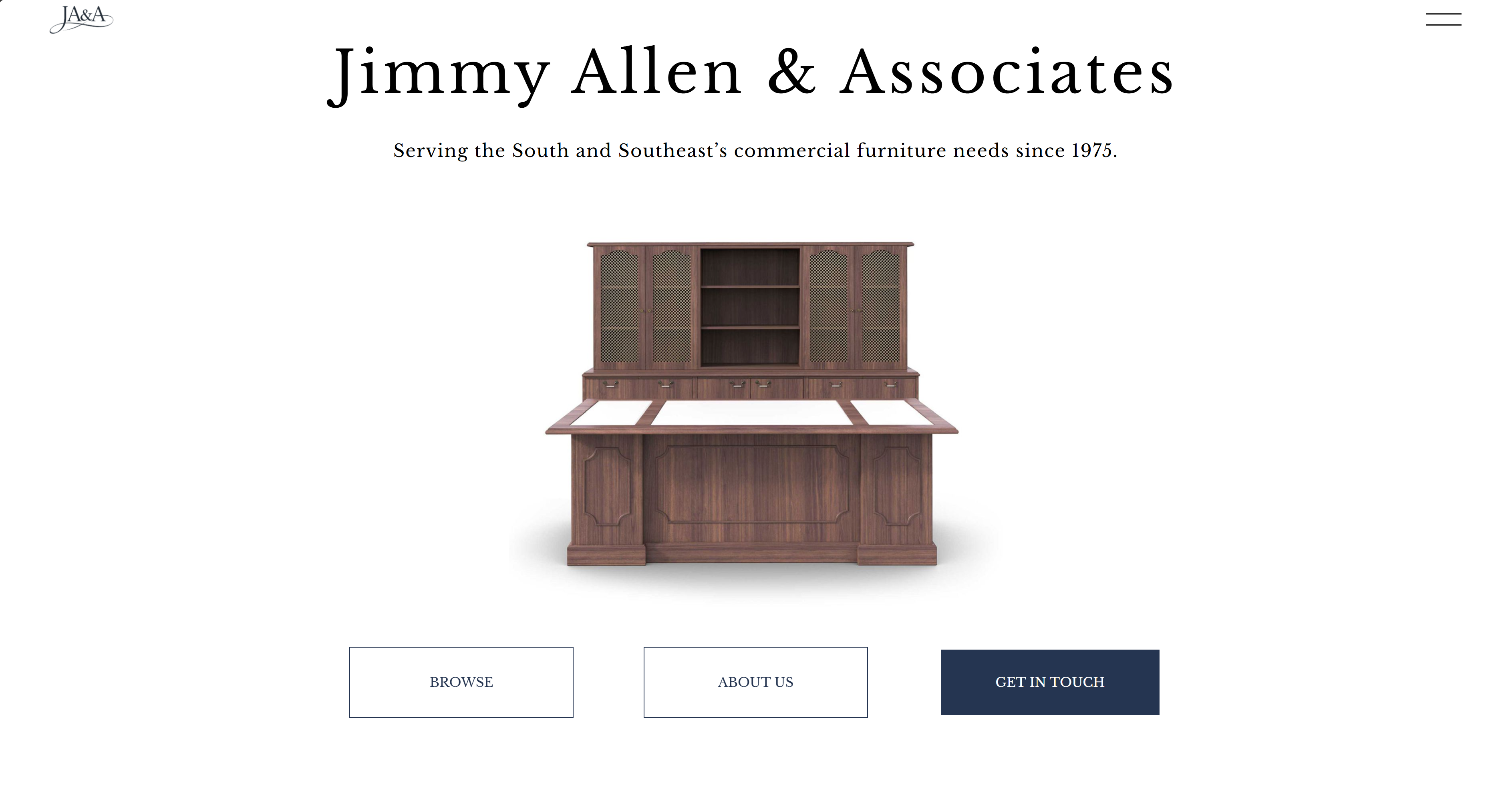 Jimmy Allen and Associates website hero image